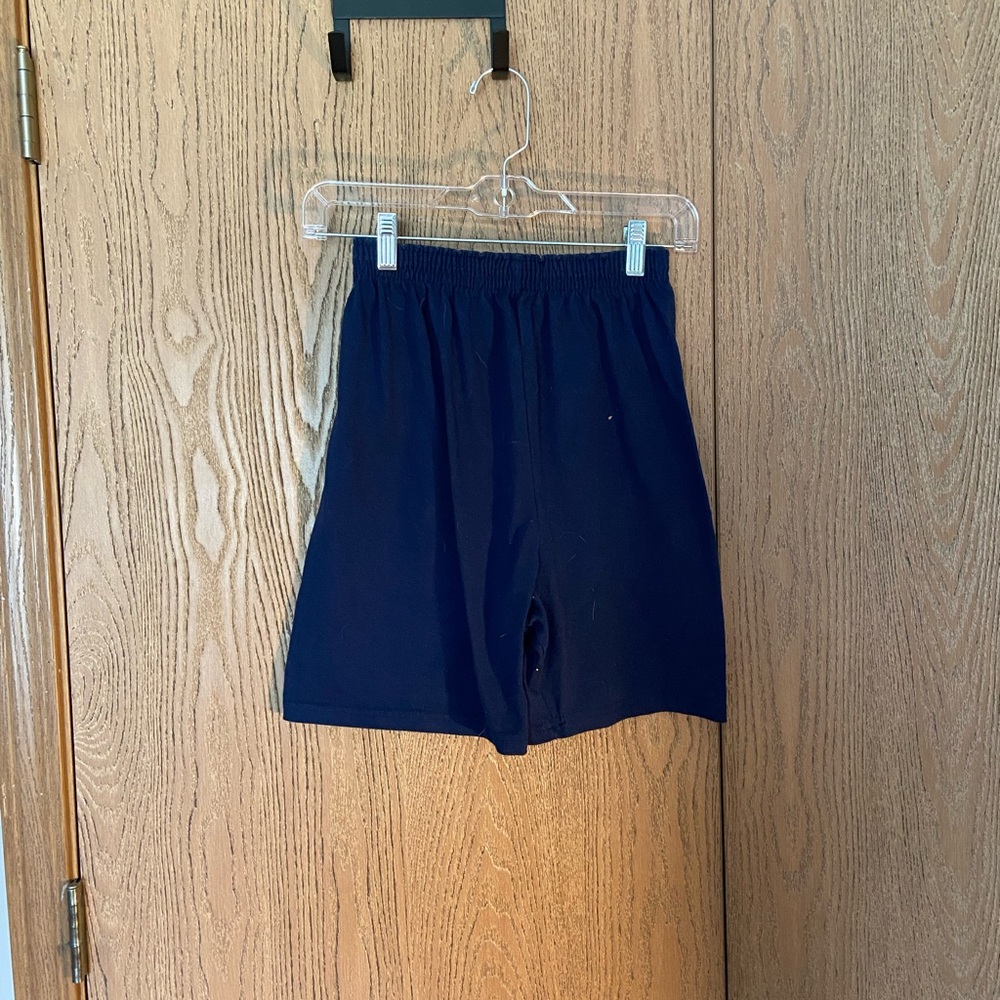 Blue boxer shorts